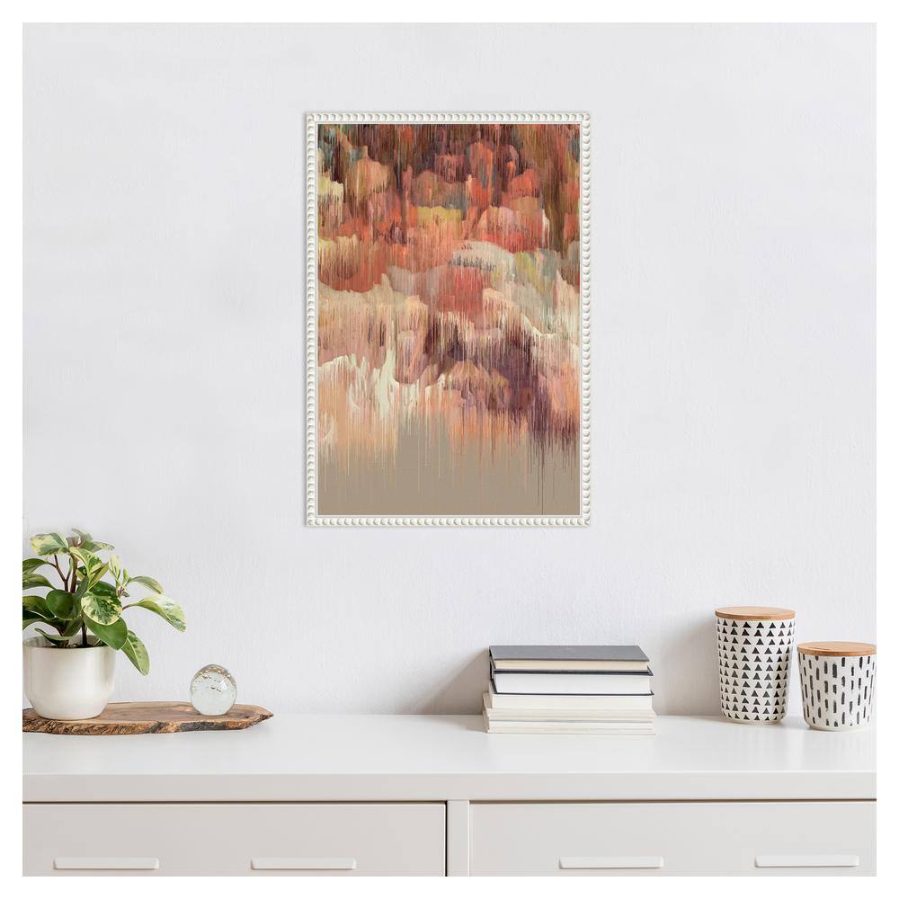 Liquid Life Summer Edition Framed Canvas Wall Art with Beaded Perimeter