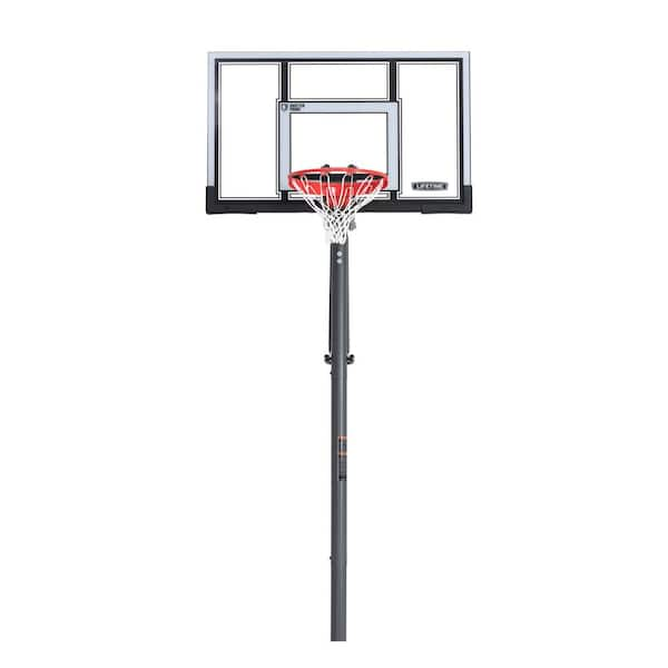 Lifetime Adjustable Portable Basketball Hoop, 46 inch Polycarbonate (90584)