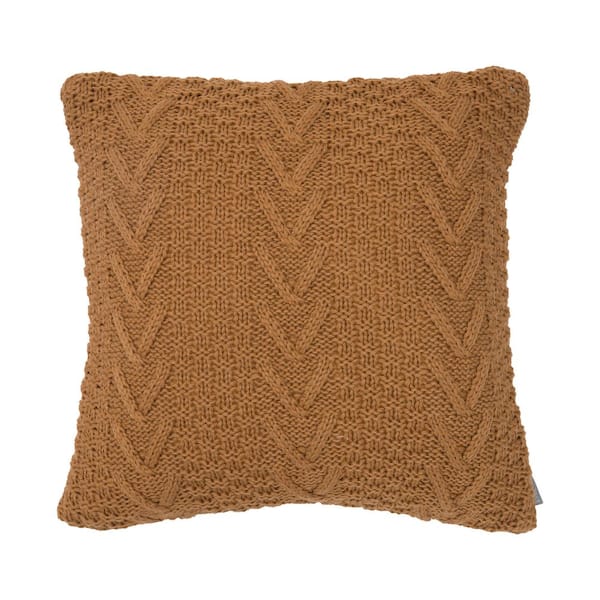 EverGrace Retree Chunky Sweater Knit 20 in. x 20 in. Pillow