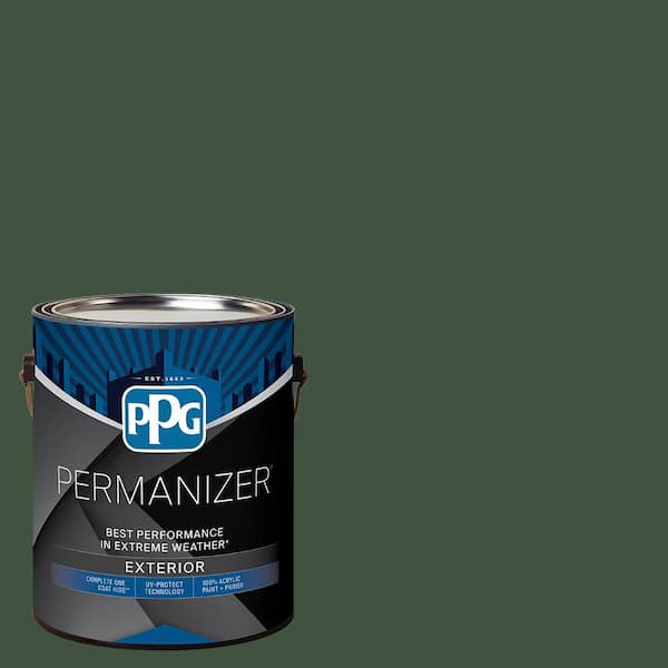 1 gal. PPG1134-7 Pine Forest Semi-Gloss Exterior Paint