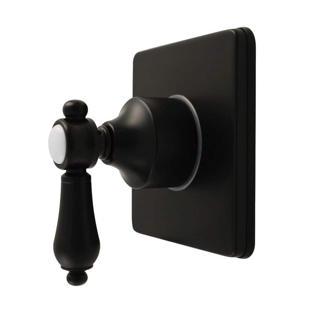 Heirloom 3/4 in. Single-Handle 1-Hole Wall Mount 6-Way Diverter Valve with Trim Kit in Matte Black price history on PriceWatchPro