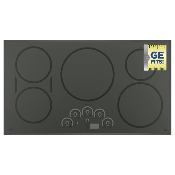 Cafe 36 in. Induction Cooktop in Stainless Steel with 5 Elements
