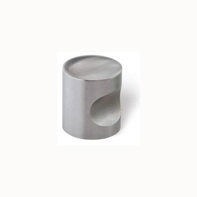 1 in. Fine Brushed Stainless Steel Cabinet Knob