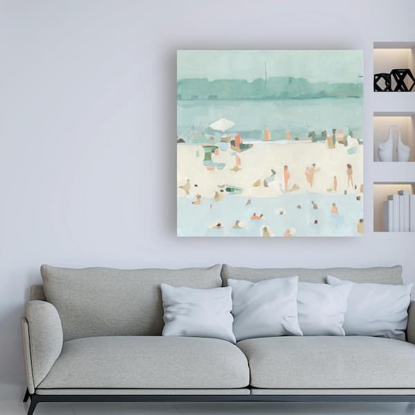 Trademark Fine Art Emma Scarvey 'Sea Glass Sandbar I' Canvas