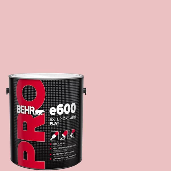 BEHR PRO 1 gal. #130C-2 Cafe Pink Flat Exterior Paint