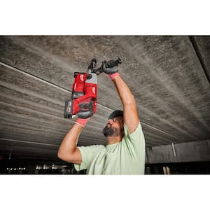 M18 18V Lith-Ion Brushless Cordless 1 in. SDS-Plus D-Handle Rotary Hammer wl M18 REDLITHIUM FORGE HD 12.0 Ah Battery