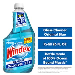 26 fl. oz. Original Blue Glass Cleaner Refill Bottle (12-Pack)
