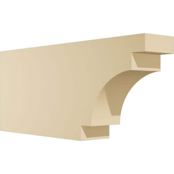 Ekena Millwork Standard Mediterranean 4 in. W x 10 in. H x 24 in. D Signature Urethane Rafter Tail Outlooker