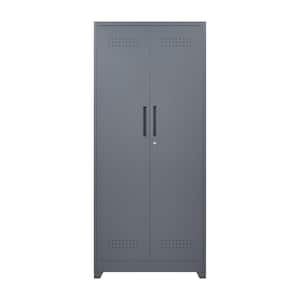 cadeninc 72 in.H 2-Tier Metal Lockers with 6-Door and Lock for