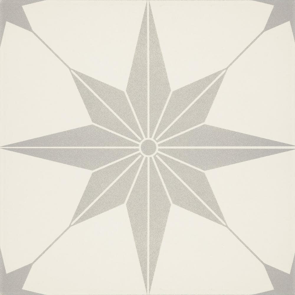 Memoir Jewel Grey 6 in. x 6 in. Glazed Ceramic Floor and Wall Tile Sample price history on PriceWatchPro