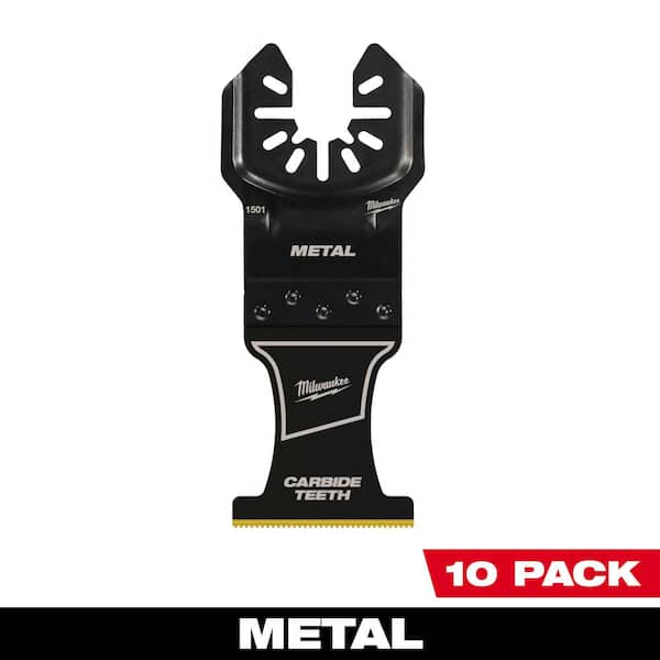 1-3/8 in. Carbide Universal Fit Extreme Metal Cutting Multi-Tool Oscillating Blade (10-Pack)
