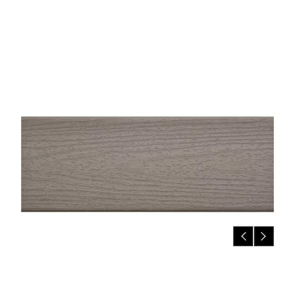 Enhance Basics 1 in. x 6 in. x 20 ft. Tide Pool Grooved Edge Composite Decking Board