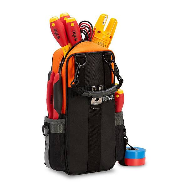 VETO PRO PAC 8in Small Hi-Viz Orange Nylon Tool Pouch Meter Bag