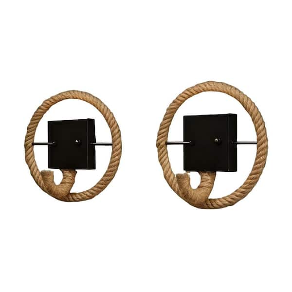 Vintage Black Metal Candlestick 2 Sets