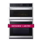 6.4 cu. ft. Smart Combi Wall Oven with True Convection, InstaView, Air Fry Steam Sous Vide in PrintProof Stainless Steel