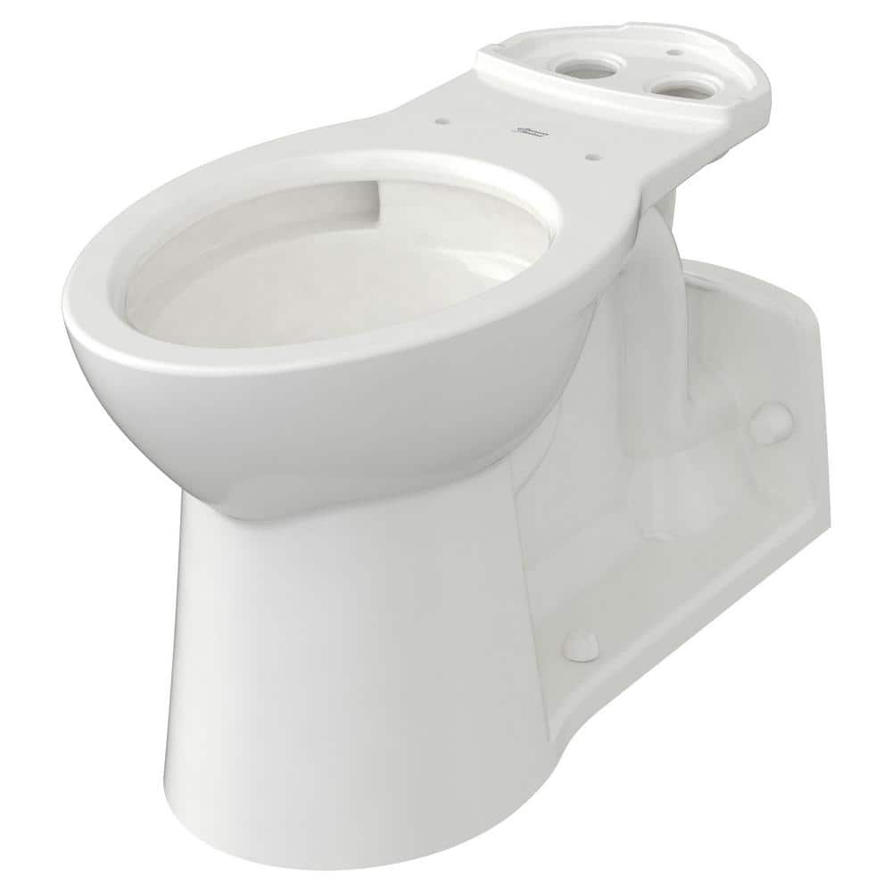Yorkville White Elongated Floor-Mount Toilet Bowl with EverClean Surface