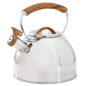 Fremont 8-Cup Mirror Polish Stainless Steel Whistling Tea Kettle