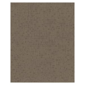 Wires Crossed Brown Vinyl Strippable Roll (Covers 60.75 sq. ft.)