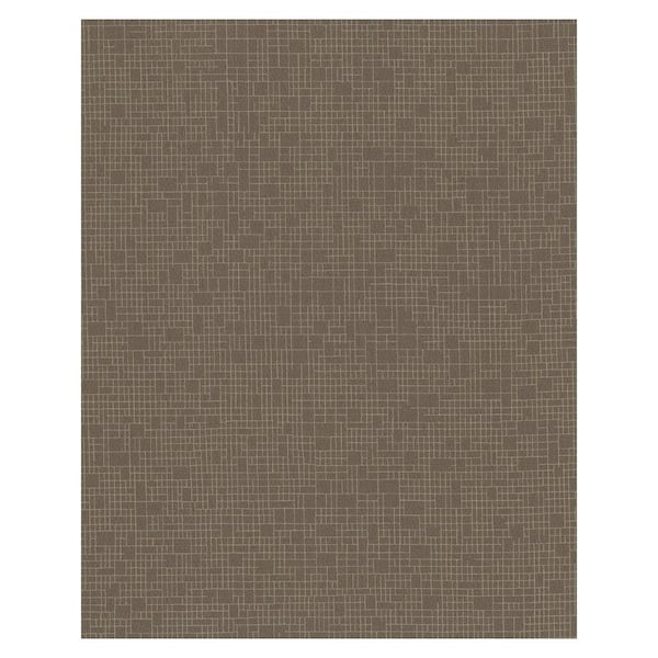 York Wallcoverings Wires Crossed Brown Vinyl Strippable Roll (Covers 60.75 sq. ft.)