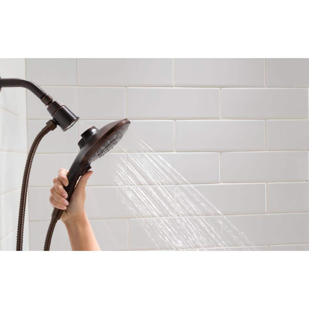 Oil Rubbed Bronze Multi-Function Handheld Shower Head with Magnetic Docking