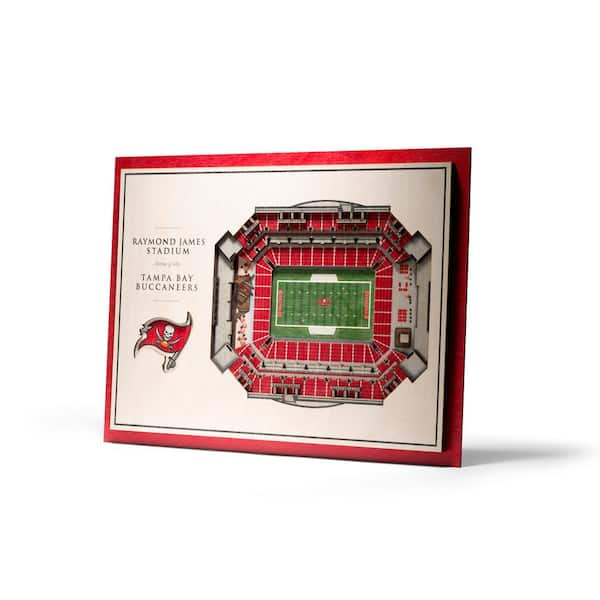 YouTheFan NFL Tampa Bay Buccaneers 5-Layer Stadiumviews 3D Wooden Wall Art  9025948 - The Home Depot