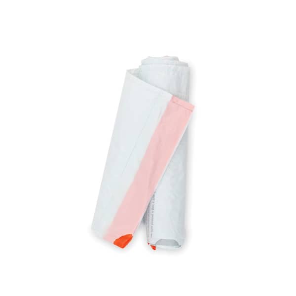  Brabantia PerfectFit Trash Bags (Size B/1.3 Gal) Thick Plastic  Trash Can Liners with Drawstring Handles (40 Bags) : Home & Kitchen