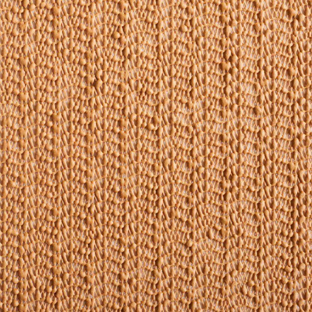 Beige Non-Slip Polyester and PVC Rug Pad