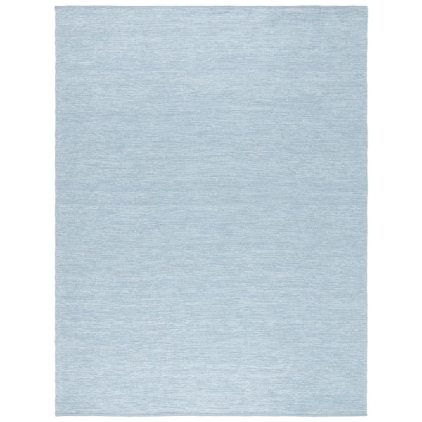Montauk 8 ft. x 10 ft. Blue Modern Solid Area Rug