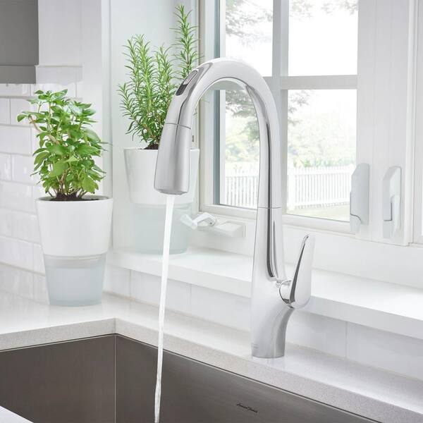 American Standard 4901380.002 Avery Selectronic ハンズフリー プルダウンキッチン蛇口 クロム 4931380.002 American Standard Beale® Touchless Single-Handle Pull