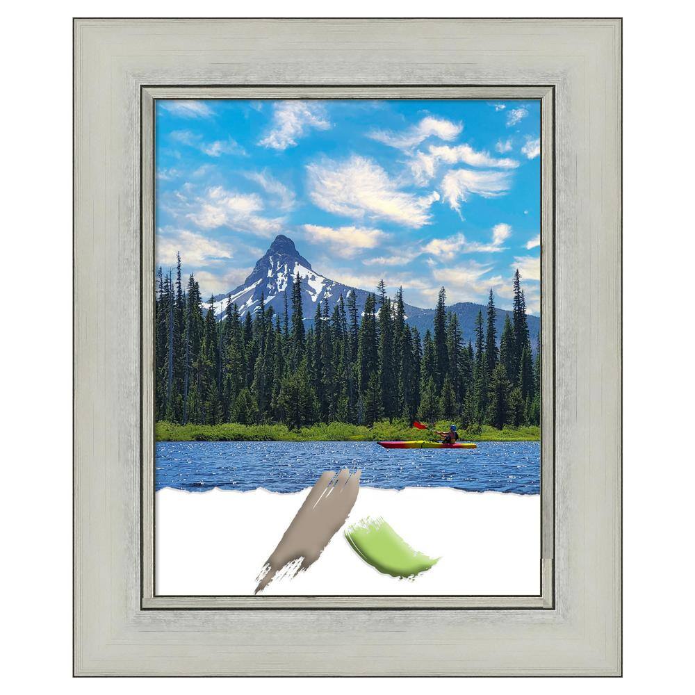 11x14 Silver Antiqued Polystyrene Wall Picture Frame
