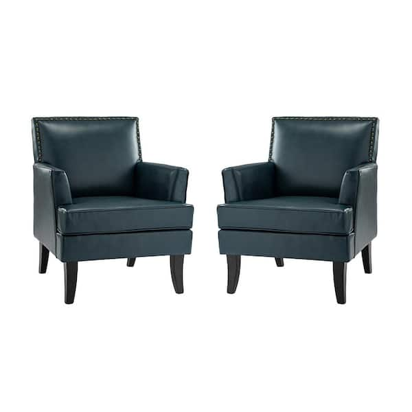 Turquoise accent chair set 2024 of 2