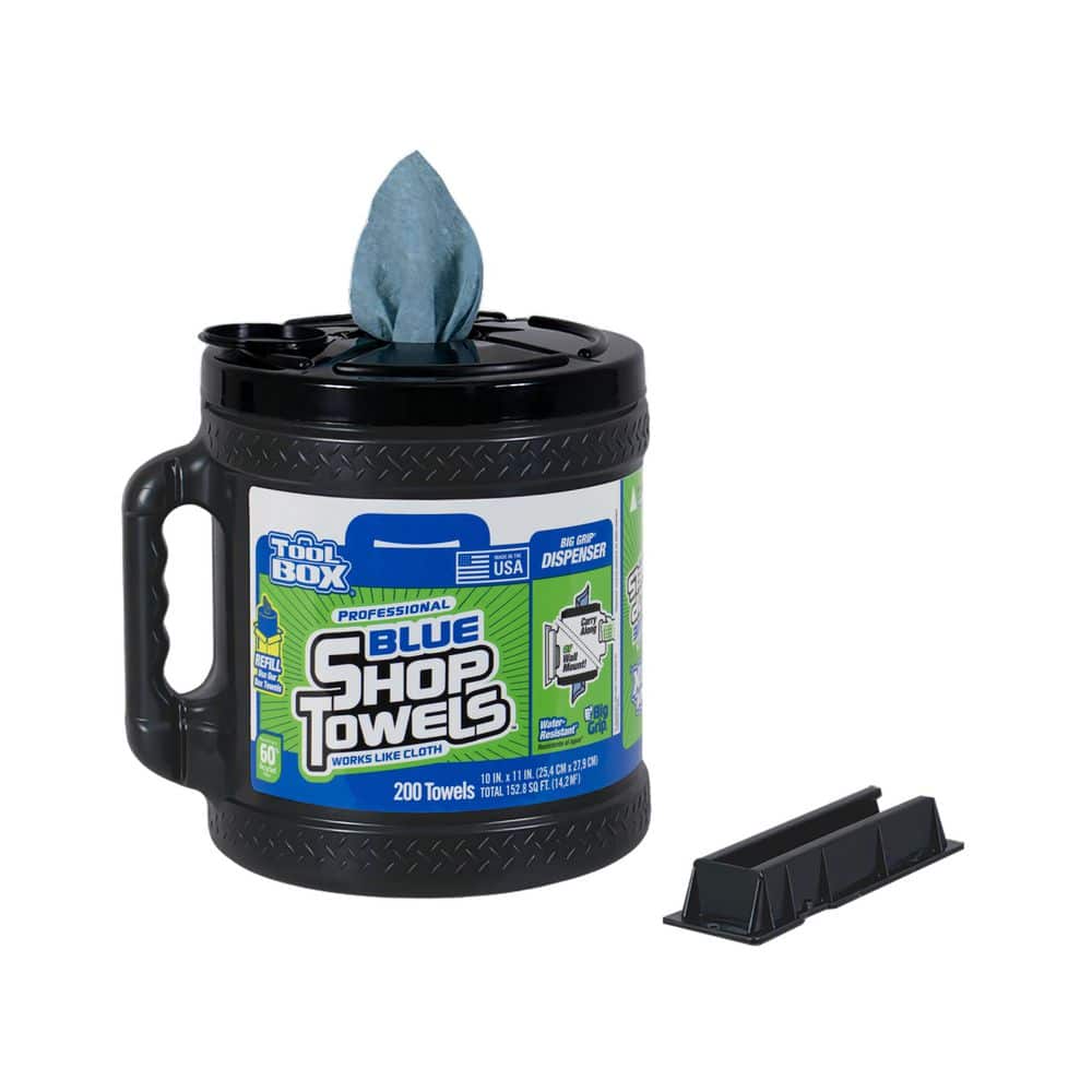 TOOLBOX Z400 200-Count Blue Shop Towel Big Grip Bucket (2 Buckets