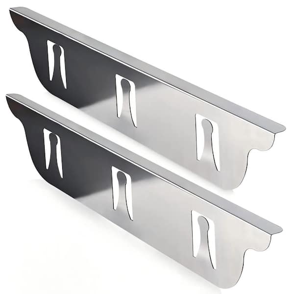 Heat Resistant Cabinet Collection, 0.75 in. W x 4.5 in. H x 23.5 in. D, Range Gap Filler, Stainless Steel Brushed Finish