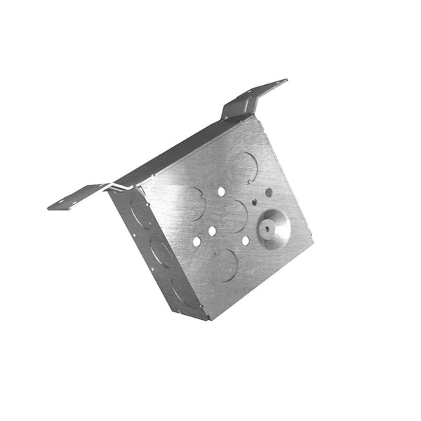 Steel City 4 in. Metallic Square Box with CV Bracket