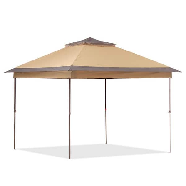 10 ft. x 10 ft. Yellow Pop Up Gazebo Outdoor Patio Instant Canopy Tent