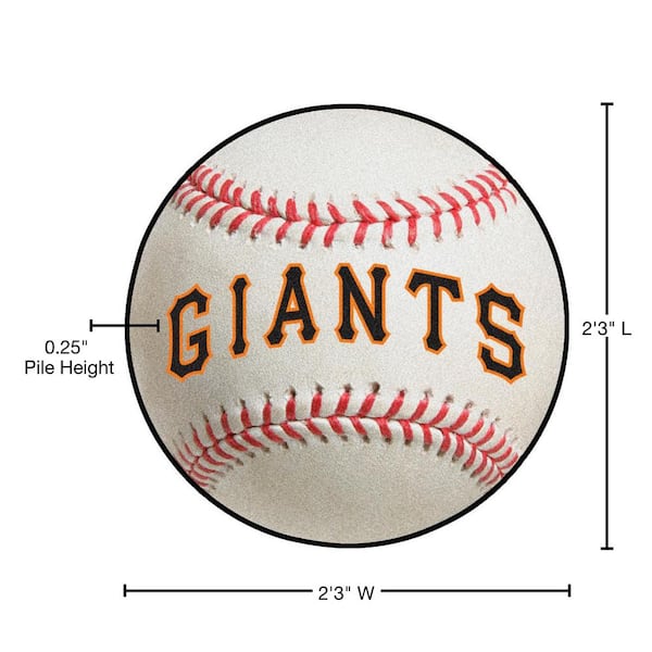 San Francisco Giants Baseball Shaped Sign -12 – Sports Fanz