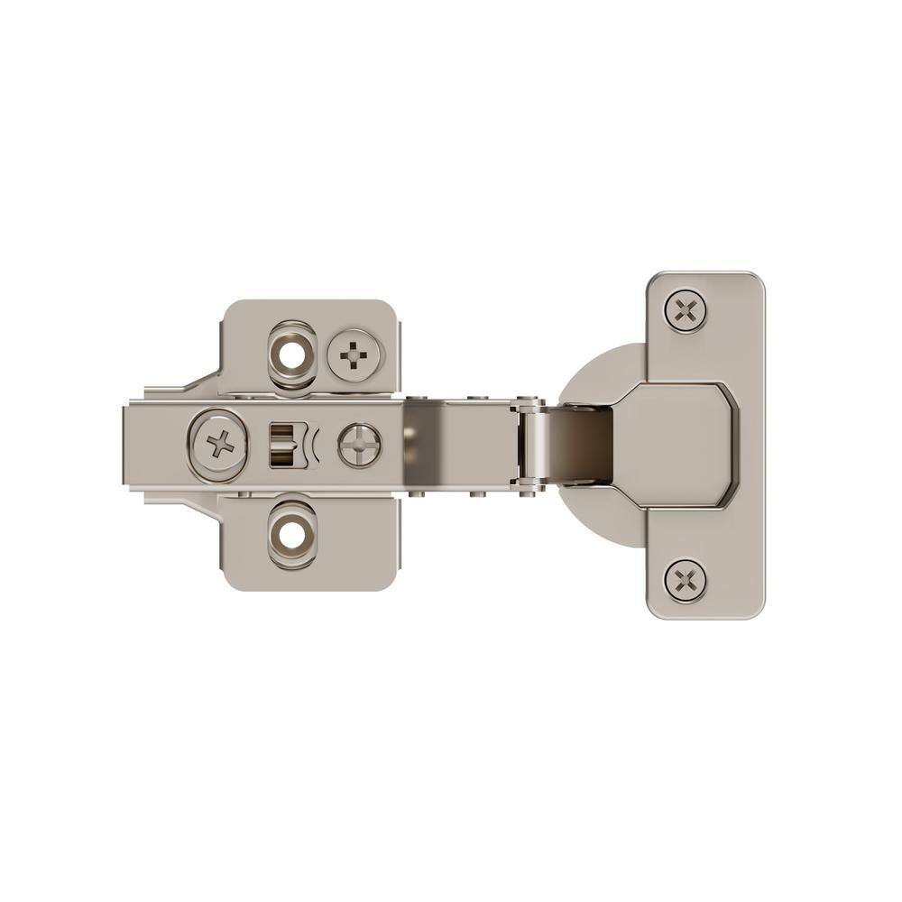 Nickel Soft Close Euro Concealed Cabinet Hinge Pair
