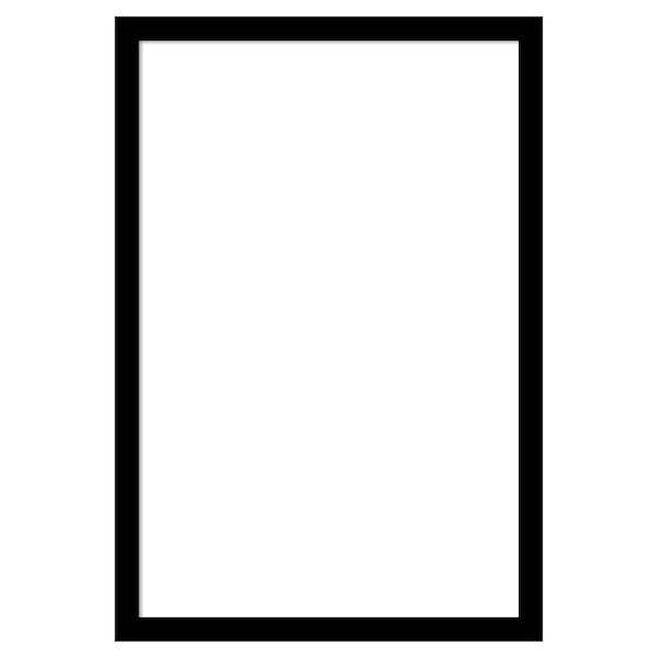 Amanti Art Black Gallery Deep 13 in. x 19 in. Wood Framed Dry Erase Magnetic Memo Board