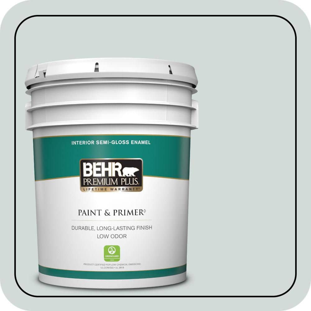 5 gal. #PPU12-13 Urban Mist Semi-Gloss Enamel Low Odor Interior Paint & Primer price history on PriceWatchPro