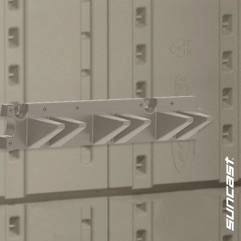 Suncast 2 ft. Wall Mount Garden Long Handled Tool Hanger Organizer