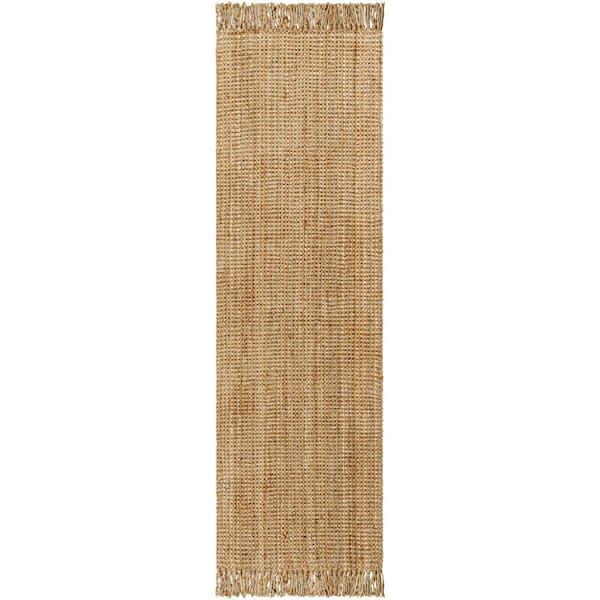 HAUTELOOM Moncton Light Brown 3 ft. x 8 ft. Area Rug MONCT268 The