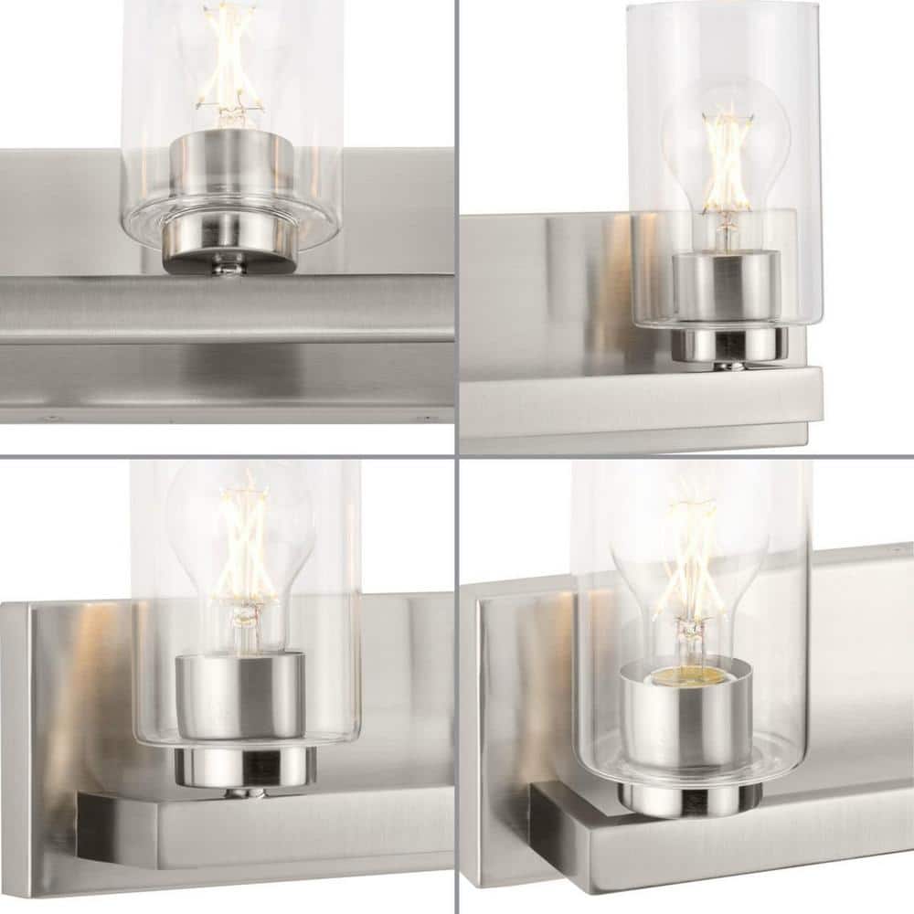 Goodwin 32" Brushed Nickel Cylinder Vanity Light