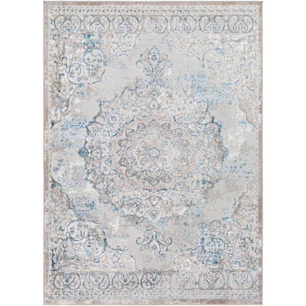 Artistic Weavers Sasha Dark Blue 8 ft. x 10 ft. Indoor Area Rug
