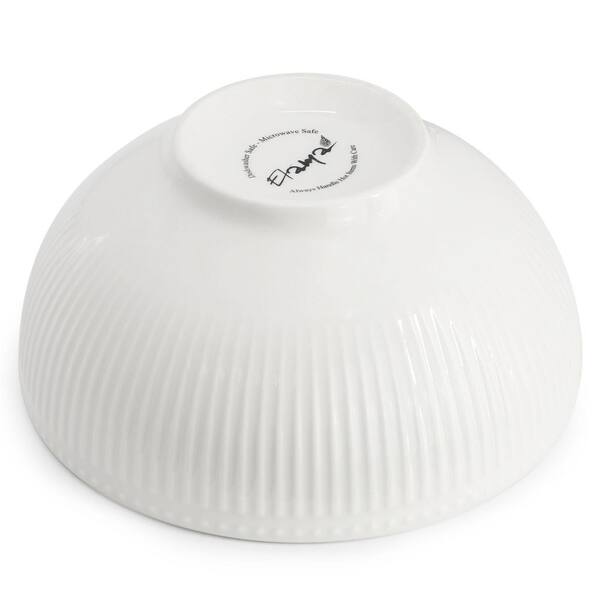 Elama Elama Mia 16 Piece Textured Trim Double Bowl Porcelain