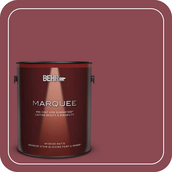 BEHR MARQUEE 1 gal. #ICC-83 Currant Jam Matte Interior Paint & Primer