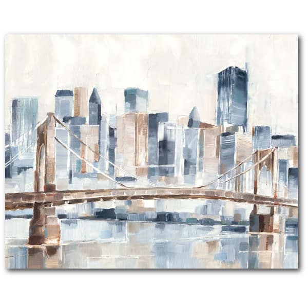 Courtside Market City living in New York II Gallery-Wrapped Canvas Nature Wall Art 24 in. x 20 in.
