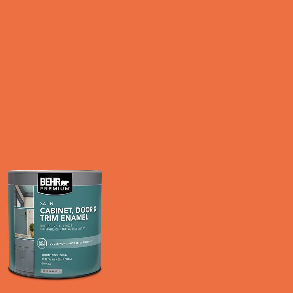 1 qt. #210B-6 Aurora Orange Satin Enamel Interior/Exterior Cabinet, Door & Trim Paint price history on PriceWatchPro