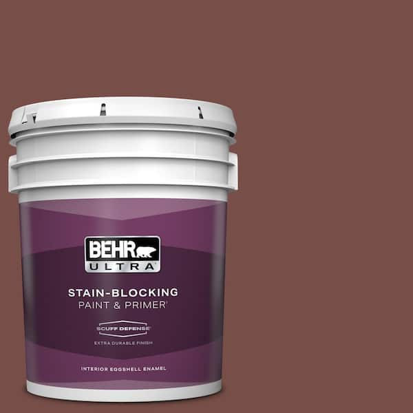 BEHR ULTRA 5 gal. #170F-7 Leather Bound Extra Durable Eggshell Enamel Interior Paint & Primer