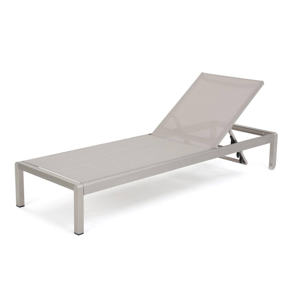 Gray Aluminum 10-Piece Patio Sofa and Dining Set
