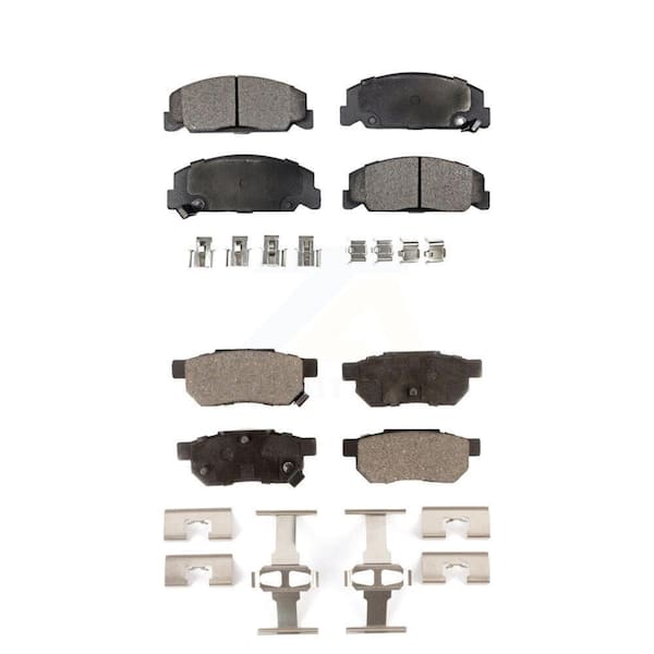 TEC Front Rear Ceramic Brake Pads Kit For Honda Civic del Sol KTC-100321